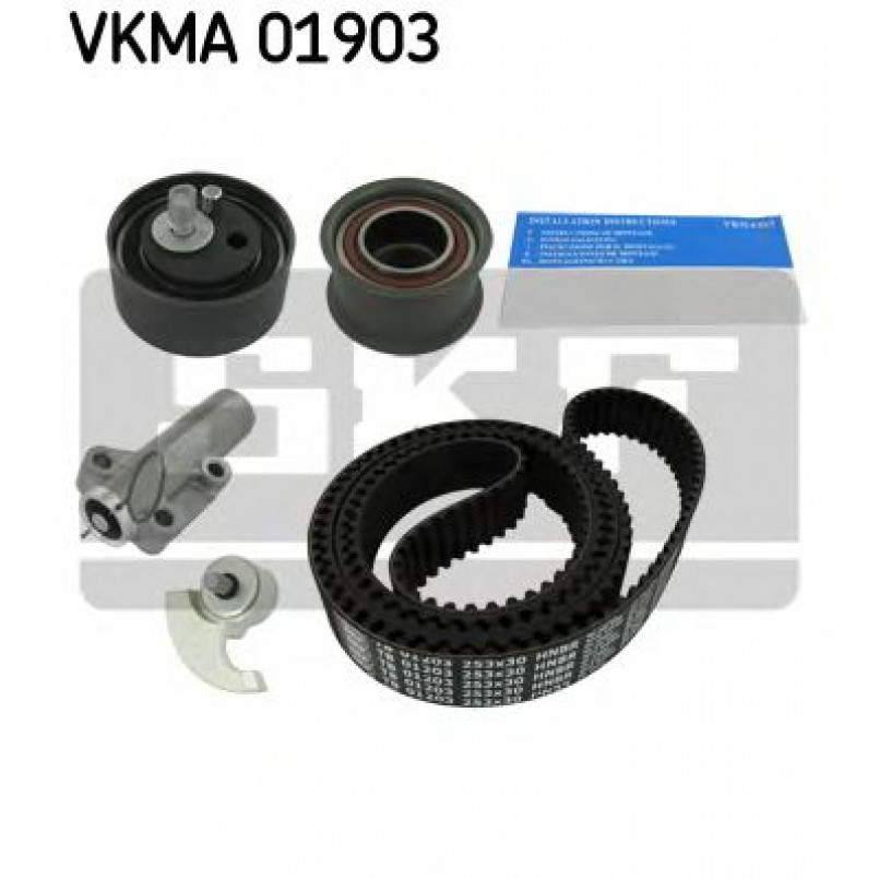 VKMA 01903 SKF Комплект (ремінь+ролики)